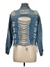 Thrill 100% Cotton Blue Denim Jacket Size M - photo 2