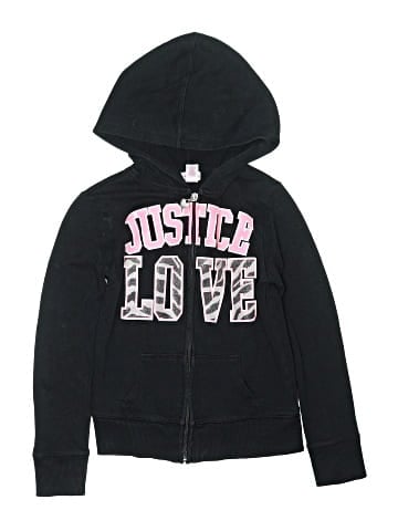 Justice Zip Up Hoodie (view 1)