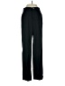 Ecru Solid Black Dress Pants Size 4 - photo 1
