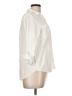 Alexander Jordan 100% Rayon Ivory 3/4 Sleeve Button-Down Shirt Size L - photo 4