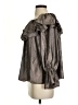 Joy Joy Metallic Gray 3/4 Sleeve Blouse Size S - photo 5