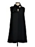 Marella Solid Black Casual Dress Size 2 - photo 1