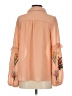 Polagram 100% Polyester Orange 3/4 Sleeve Blouse Size S - photo 2