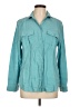 Chico's Teal Long Sleeve Button-Down Shirt Size Lg (2) - photo 1