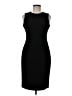 Calvin Klein Solid Black Cocktail Dress Size 6 - photo 1