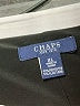 Chaps Solid Black Casual Dress Size XL - photo 7