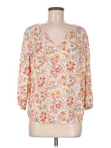 Marina Luna 3/4 Sleeve Blouse (view 1)