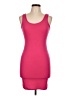 Assorted Brands Solid Pink Cocktail Dress Size L - photo 1