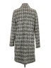 MELLODAY Houndstooth Gray Coat Size S - photo 2