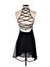 Unbranded Solid Black Cocktail Dress Size S - photo 2
