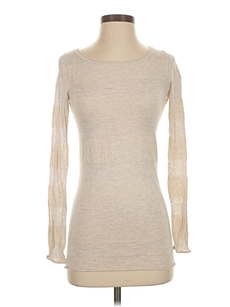 Pre-owned Gap Outlet 3/4 Sleeve T-shirt In Brown