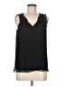 Elle 100% Polyester Black Sleeveless Blouse Size M - photo 1