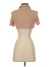 Shein Tan Short Sleeve Turtleneck Size 4 - photo 2