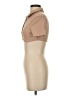 Shein Tan Short Sleeve Turtleneck Size 4 - photo 5