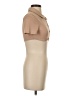 Shein Tan Short Sleeve Turtleneck Size 4 - photo 4