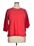 Alia Red 3/4 Sleeve Top Size 1X - photo 1