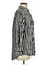 Unbranded Stripes Ivory Long Sleeve Button-Down Shirt Size L (estimated) - photo 4