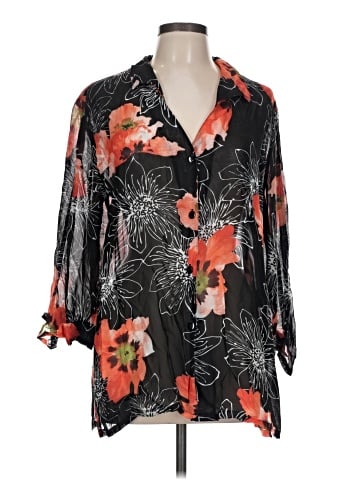 Monterey Bay Clothing Company 3/4 Sleeve Blouse (view 1)