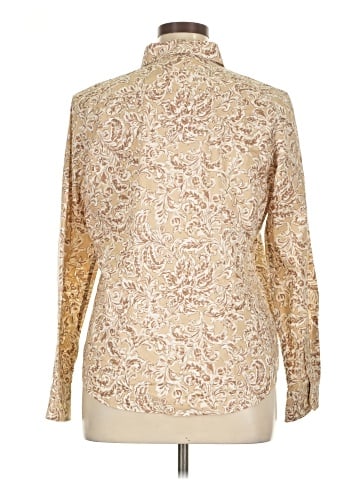 Jones New York Signature Long Sleeve Button-Down Shirt (view 2)