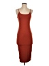Lux Solid Brown Casual Dress Size S - photo 1