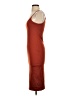 Lux Solid Brown Casual Dress Size S - photo 5