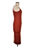 Lux Solid Brown Casual Dress Size S - photo 4