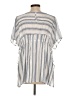 Cotton Bleu Silver Short Sleeve Blouse Size L - photo 2