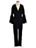 Alexis Solid Black Jumpsuit Size S - photo 1