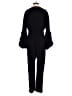 Alexis Solid Black Jumpsuit Size S - photo 2