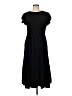 Unbranded 100% Rayon Solid Black Casual Dress Size M (estimated) - photo 1