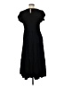Unbranded 100% Rayon Solid Black Casual Dress Size M (estimated) - photo 2