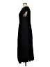 Unbranded 100% Rayon Solid Black Casual Dress Size M (estimated) - photo 5