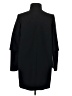 Zara Basic Black Coat Size S - photo 2