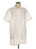 Assorted Brands 100% Cotton Ivory Short Sleeve Button-Down Shirt Size M - photo 1