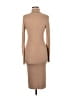 Express Solid Tan Casual Dress Size M - photo 2