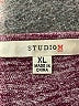 Studio M Burgundy 3/4 Sleeve T-Shirt Size XL - photo 7