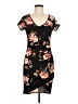 Minette Floral Black Casual Dress Size M - photo 1