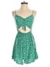 Hollister 100% Polyester Green Teal Romper Size XS - photo 1