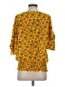 MICHAEL Michael Kors Yellow 3/4 Sleeve Blouse Size S - photo 2