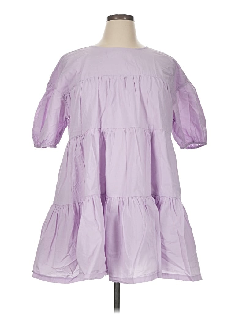 Pre-owned Melrose And Market Casual Dress In Purple