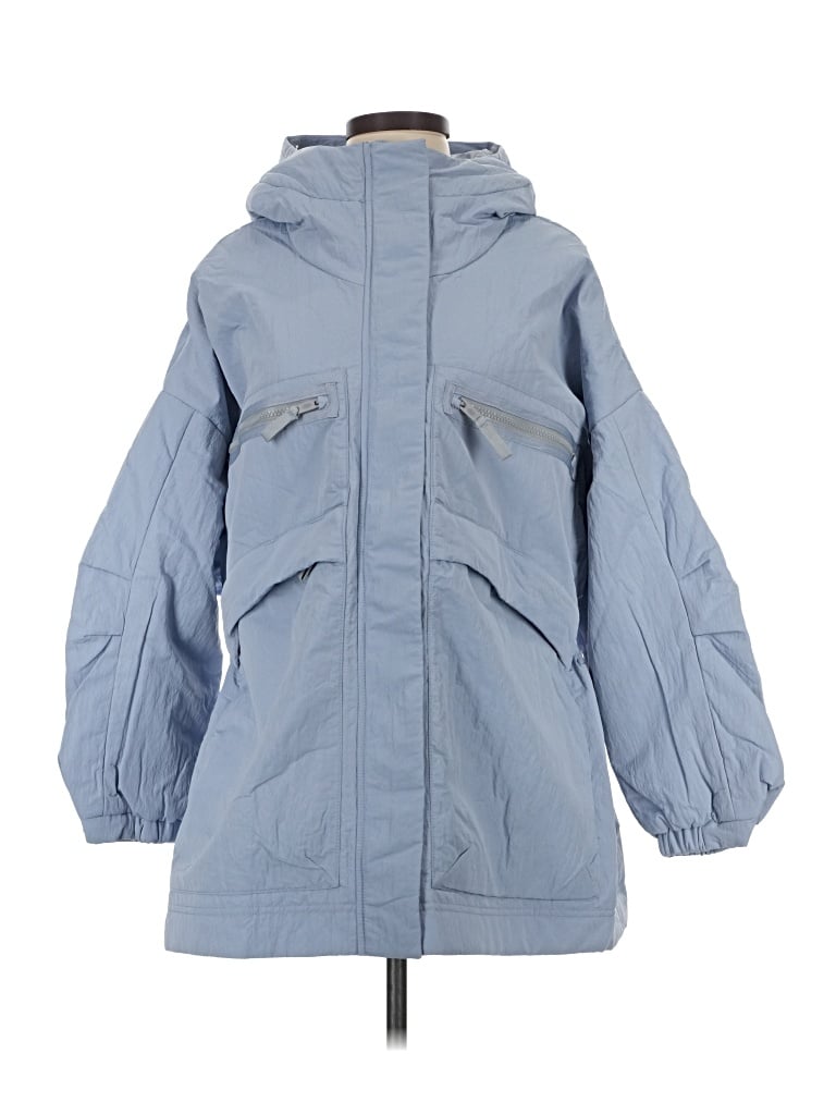 Pre-owned Fp Movement Raincoat In Blue