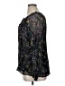Sundance 100% Viscose Print Black Long Sleeve Blouse Size XL - photo 5