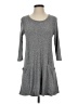 Cherish Gray Casual Dress Size S - photo 1