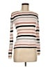Halogen Stripes Tan Pullover Sweater Size M - photo 1