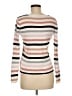 Halogen Stripes Tan Pullover Sweater Size M - photo 2
