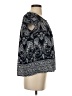 Bleuh Ciel 100% Polyester Black Short Sleeve Blouse Size XS - photo 4