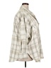H&M Plaid Tan Long Sleeve Blouse Size XXL - photo 4