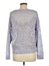 John Paul Richard 100% Acrylic Polka Dots Silver Pullover Sweater Size L - photo 2