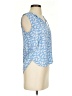 Ann Taylor LOFT 100% Rayon Blue Sleeveless Blouse Size XS - photo 4