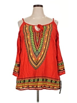Unique Spectrum 3/4 Sleeve Blouse